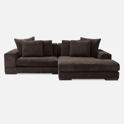 Hoekbank ribfluweel