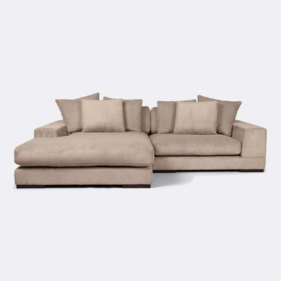 Hoekbank ribfluweel