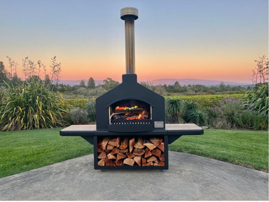 Buitenhaard met barbecue